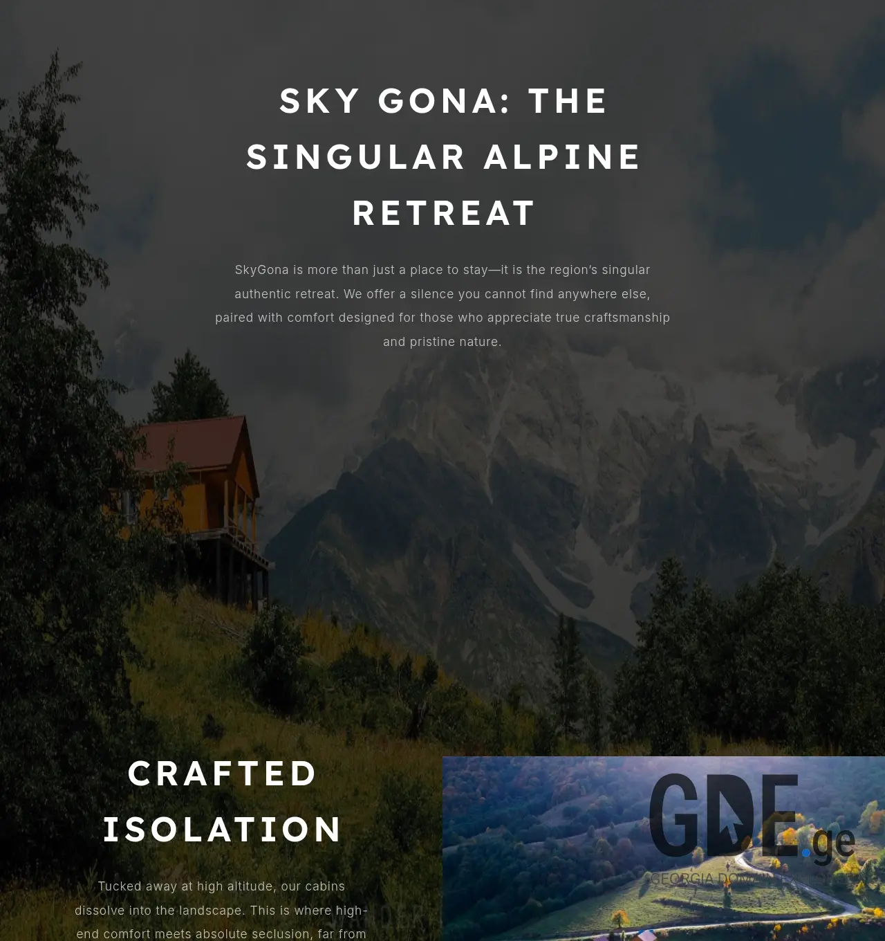 Screenshot of the site skygona.ge at 2026-07-20