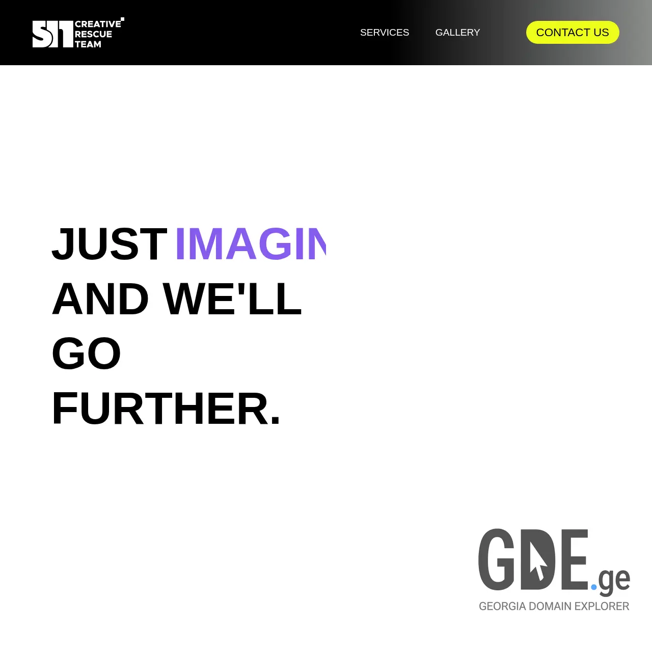 Screenshot of the site sncreative.ge at 2026-04-03