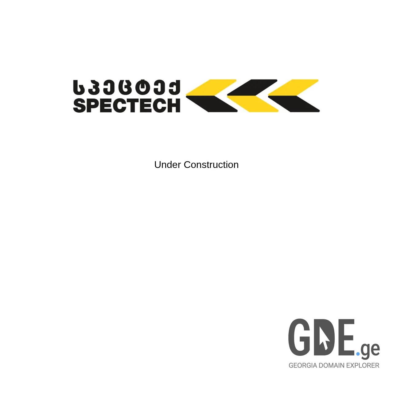 Screenshot of the site spectech.ge at 2026-04-02