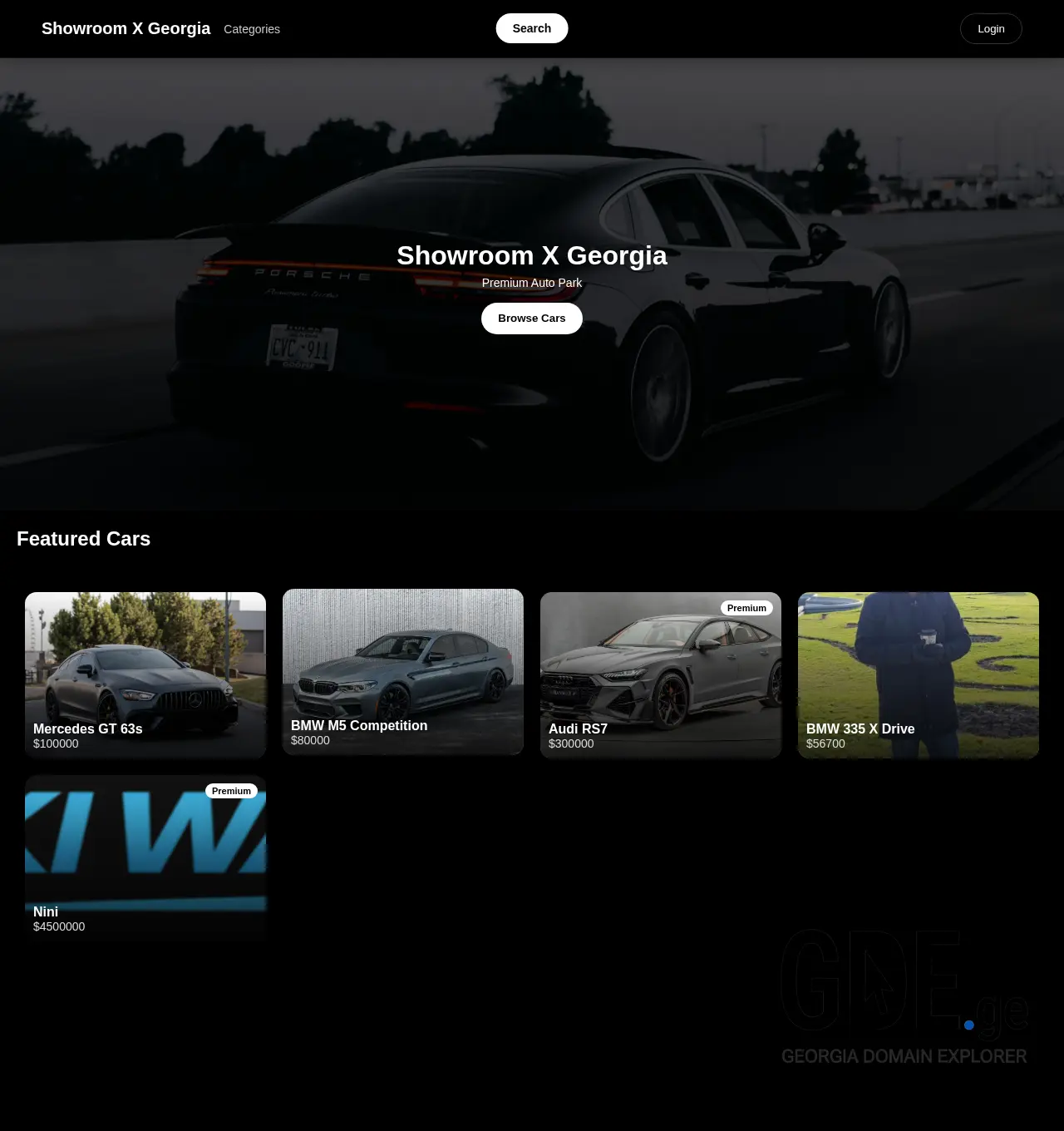 Screenshot of the site srx.ge at 2026-04-19