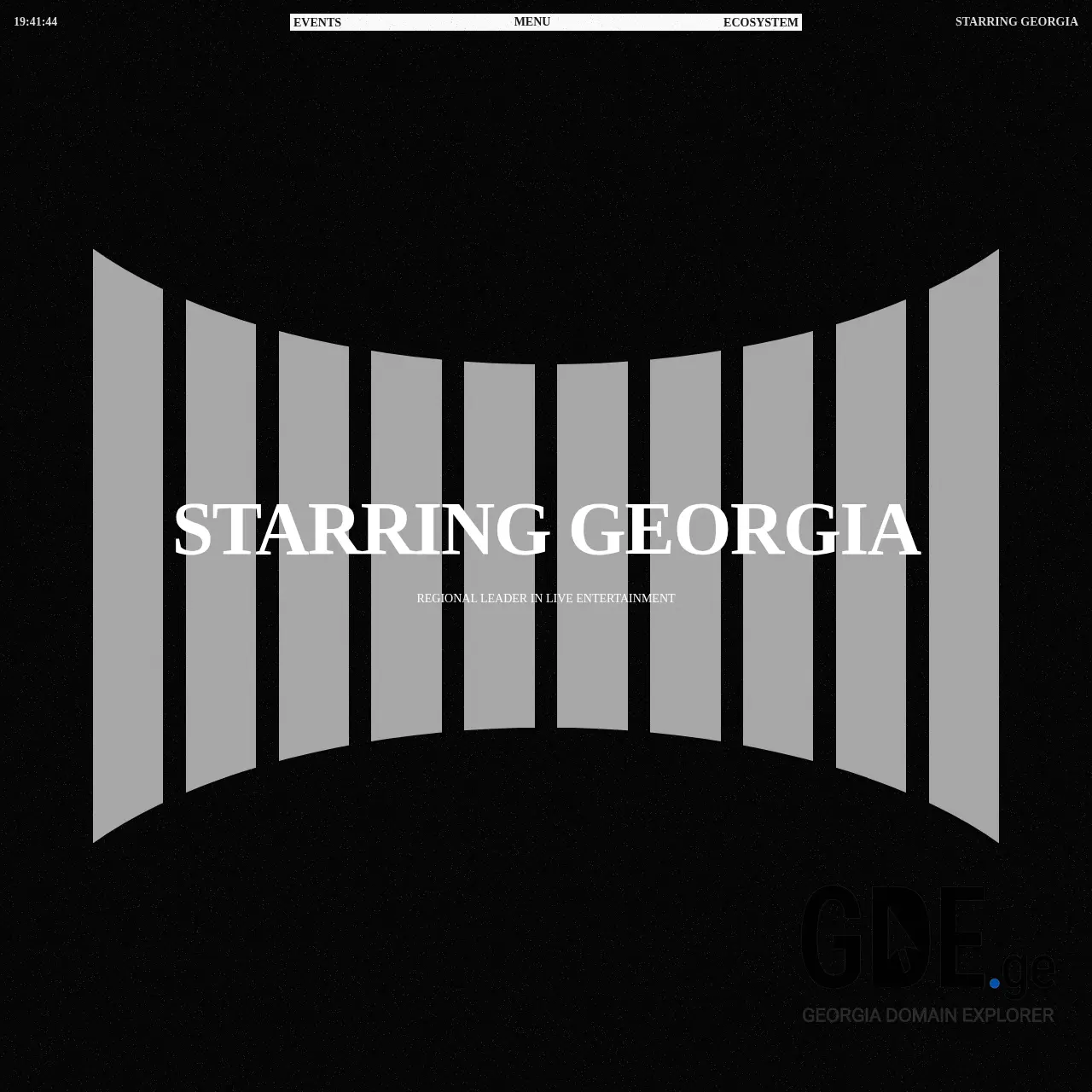 Screenshot of the site starringgeorgia.ge at 2026-03-29