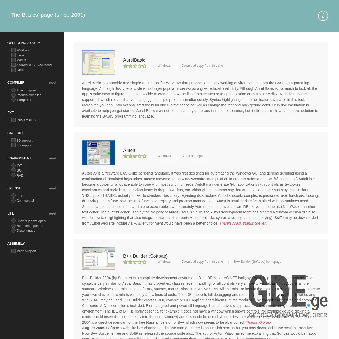Screenshot of the site stocka.ge at 2026-03-01