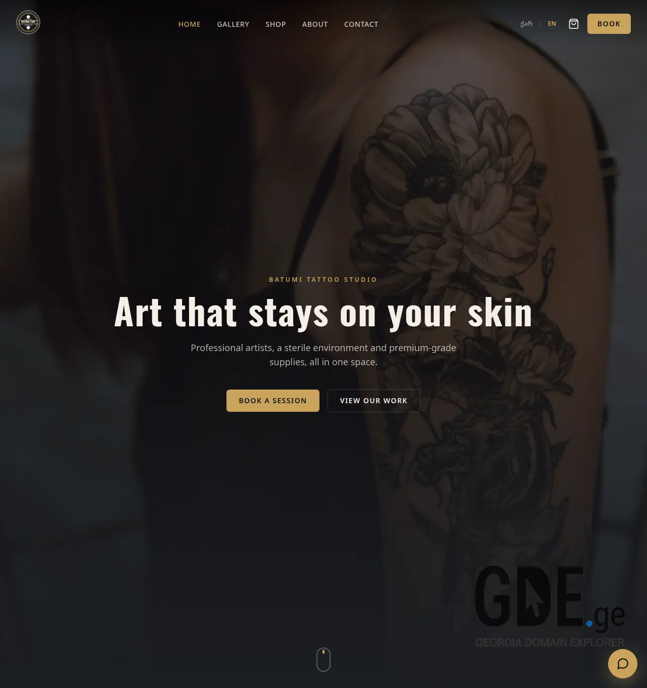 Screenshot of the site tattooline.ge at 2026-06-30