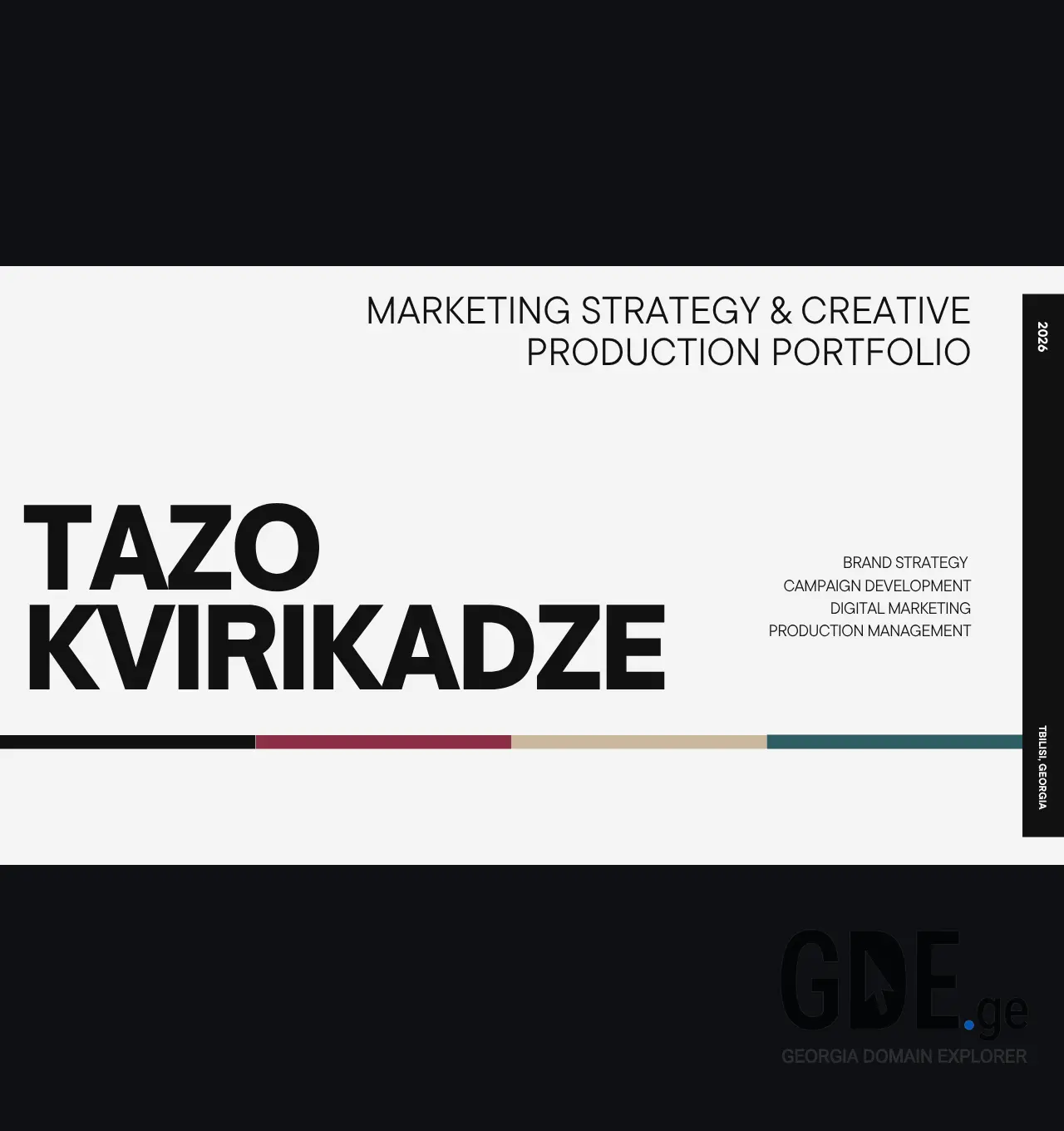 Screenshot of the site tazokvirikadze.ge at 2026-05-15