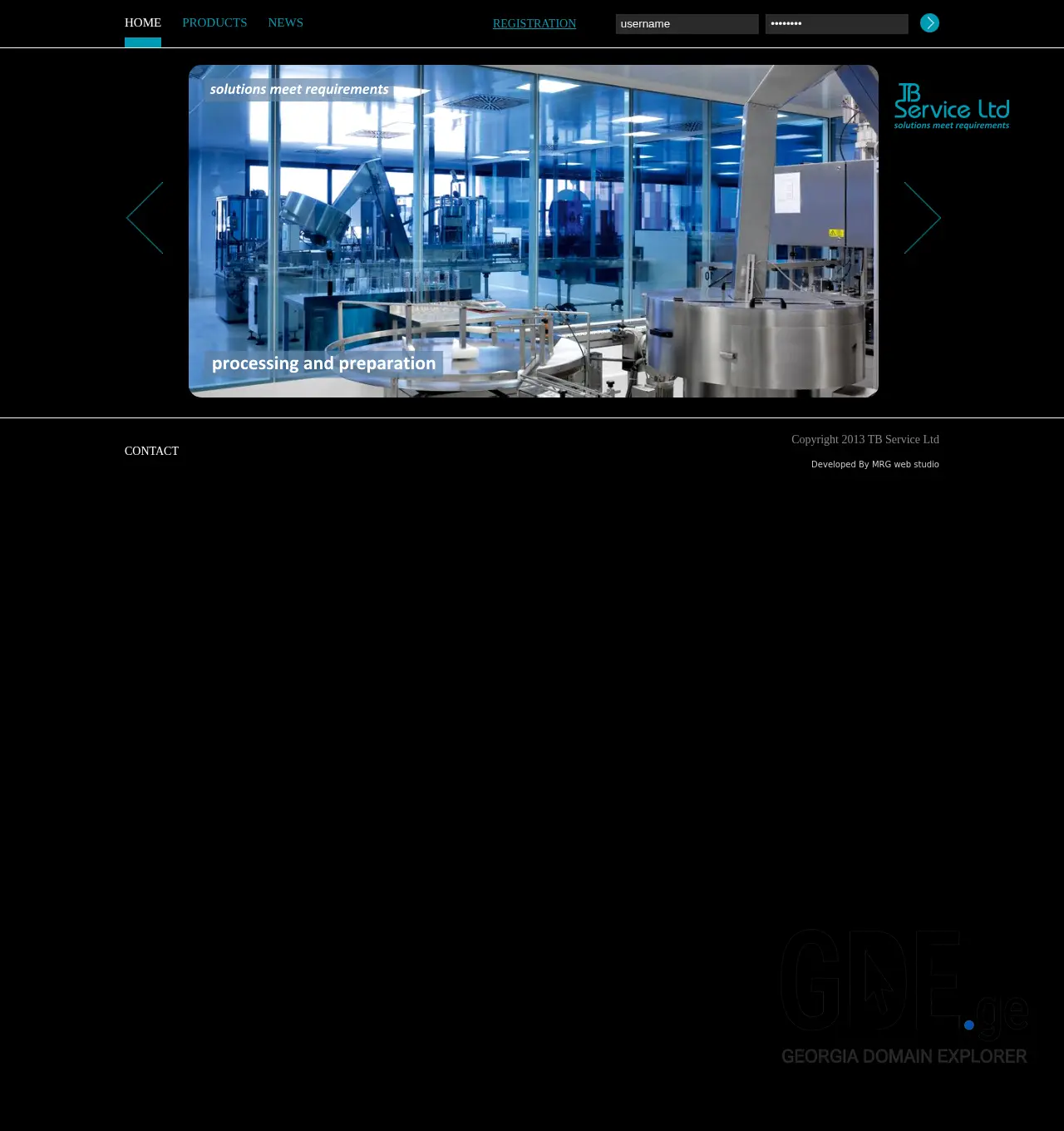 Screenshot of the site tbs.ge at 2026-04-28