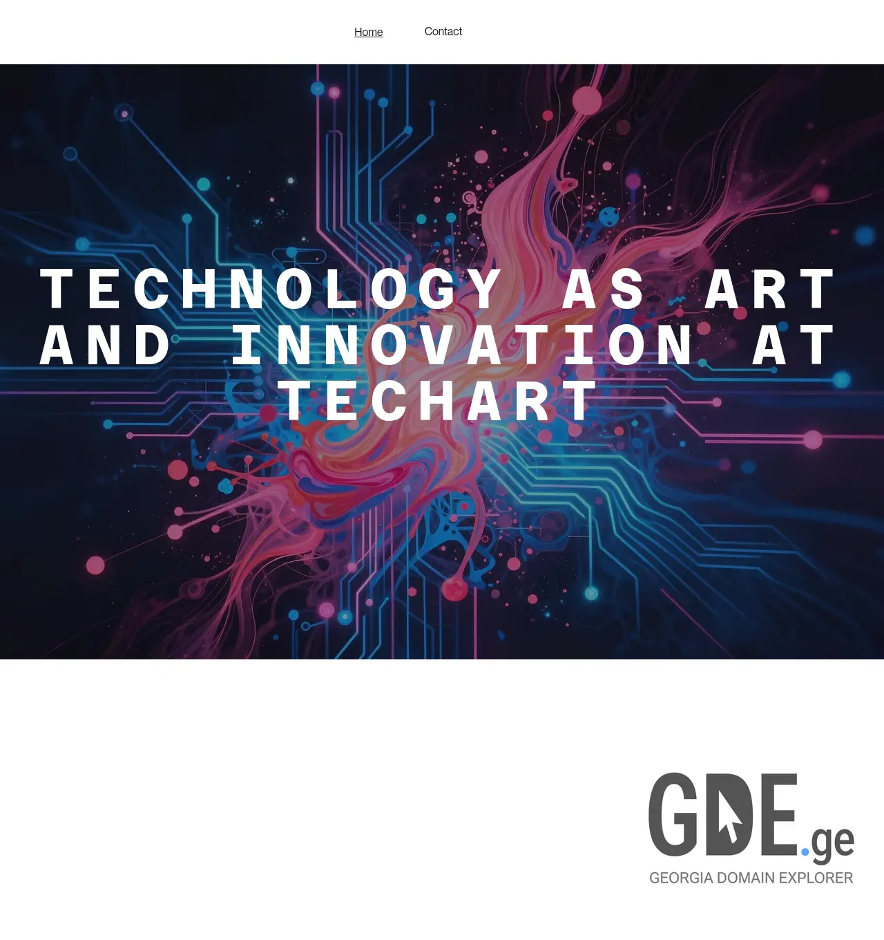 Screenshot of the site techart.ge at 2026-07-14