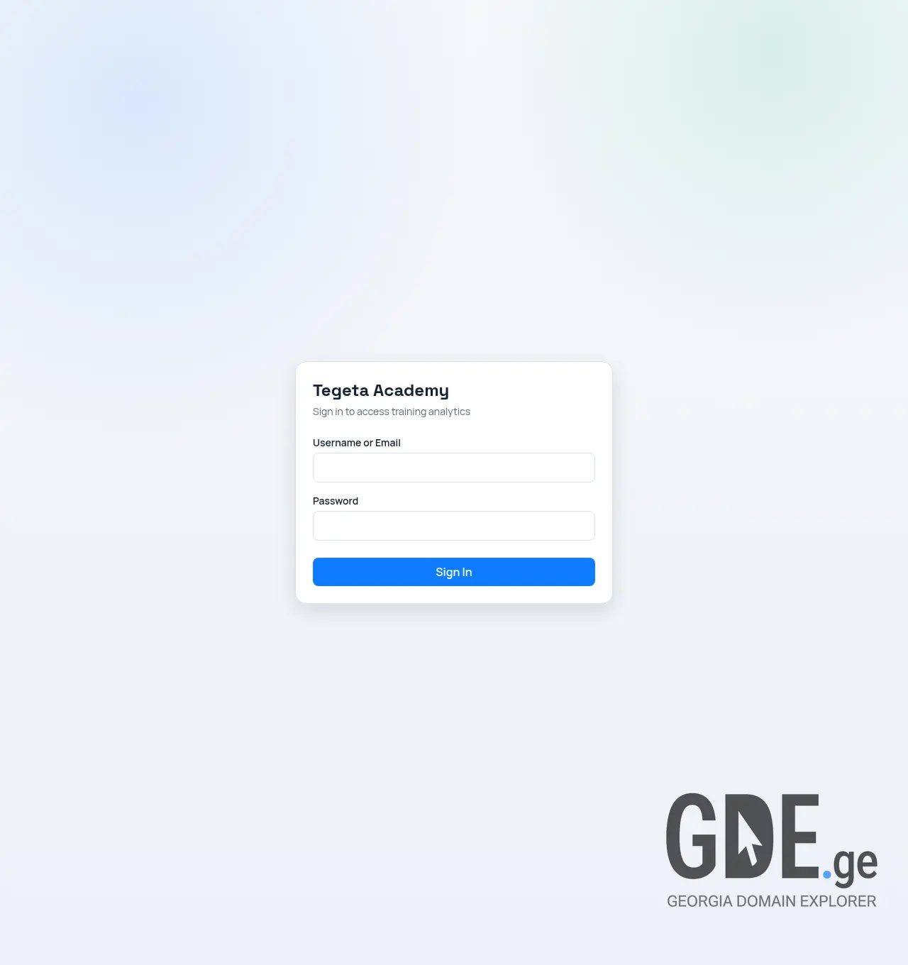 Screenshot of the site tgmacademy.ge at 2026-04-05