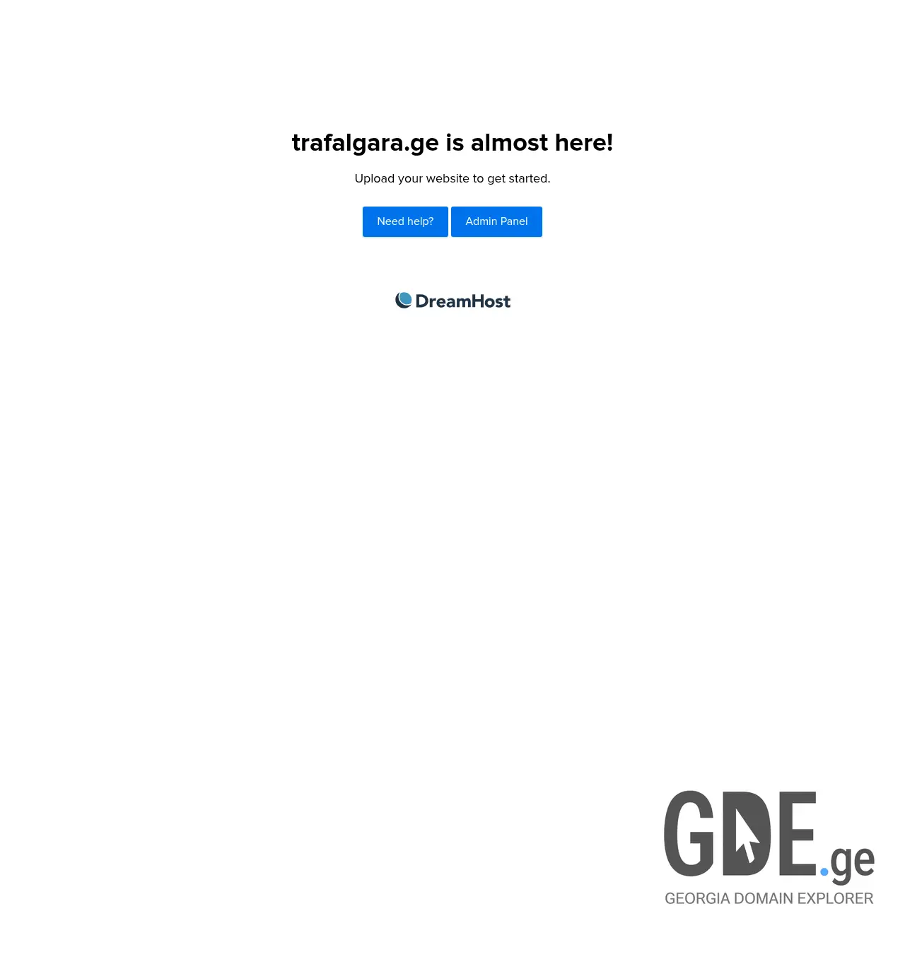 Screenshot of the site trafalgara.ge at 2026-07-25