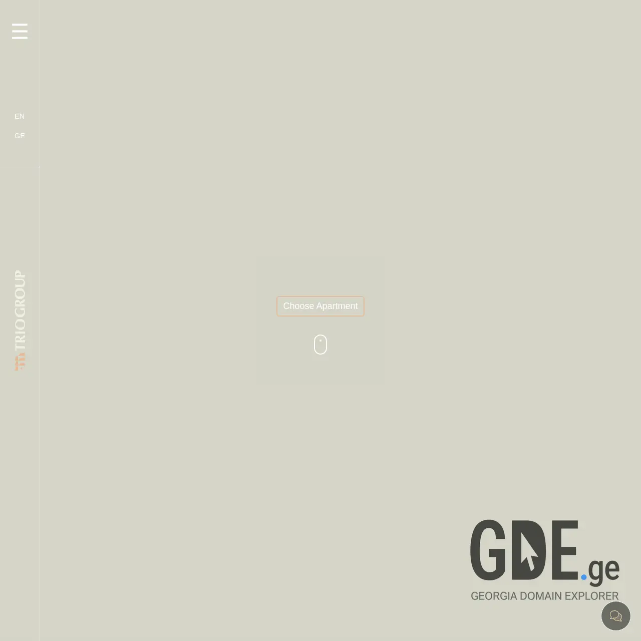 Screenshot of the site trioinfinity.ge at 2026-03-20