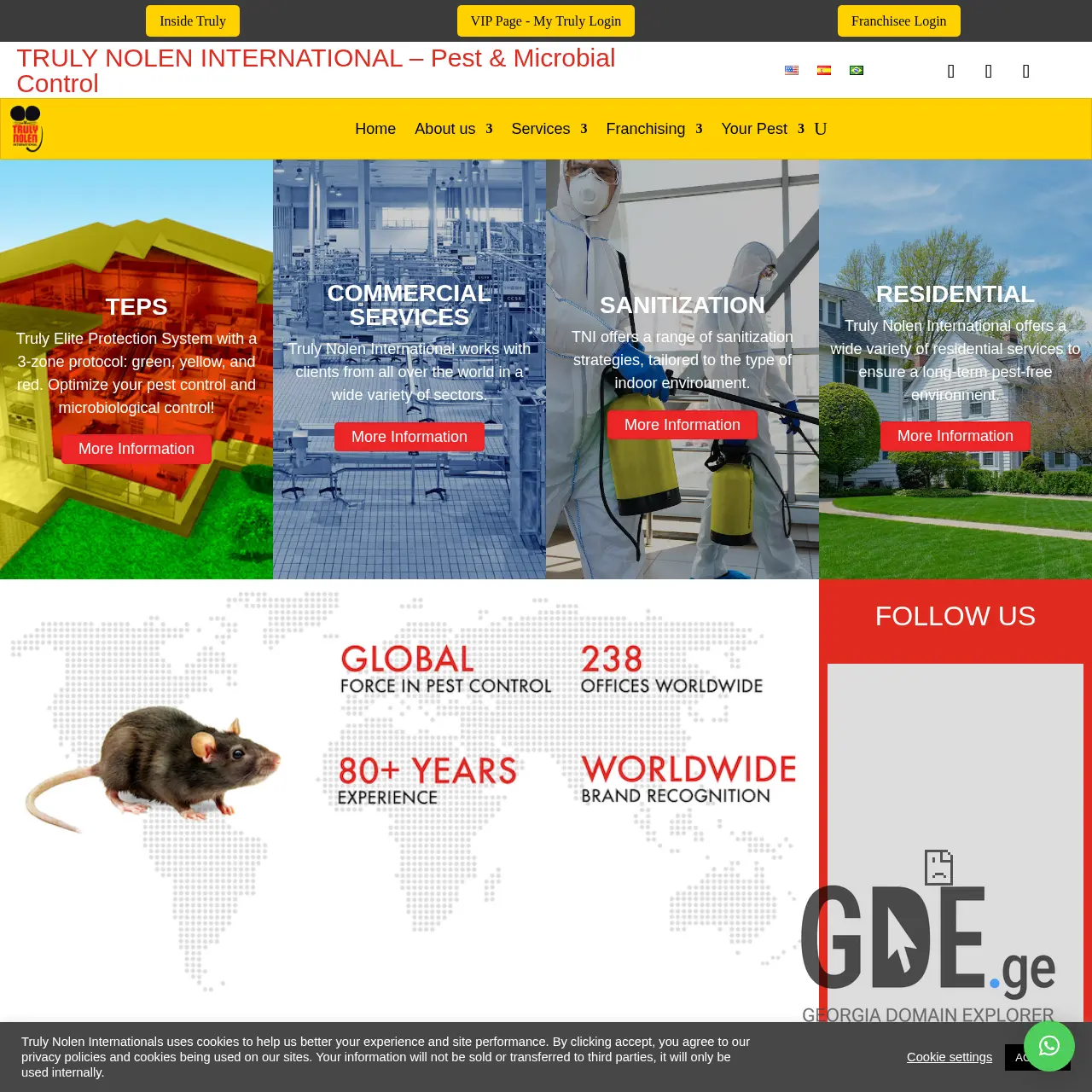 Screenshot of the site trulynolen.ge at 2026-03-27