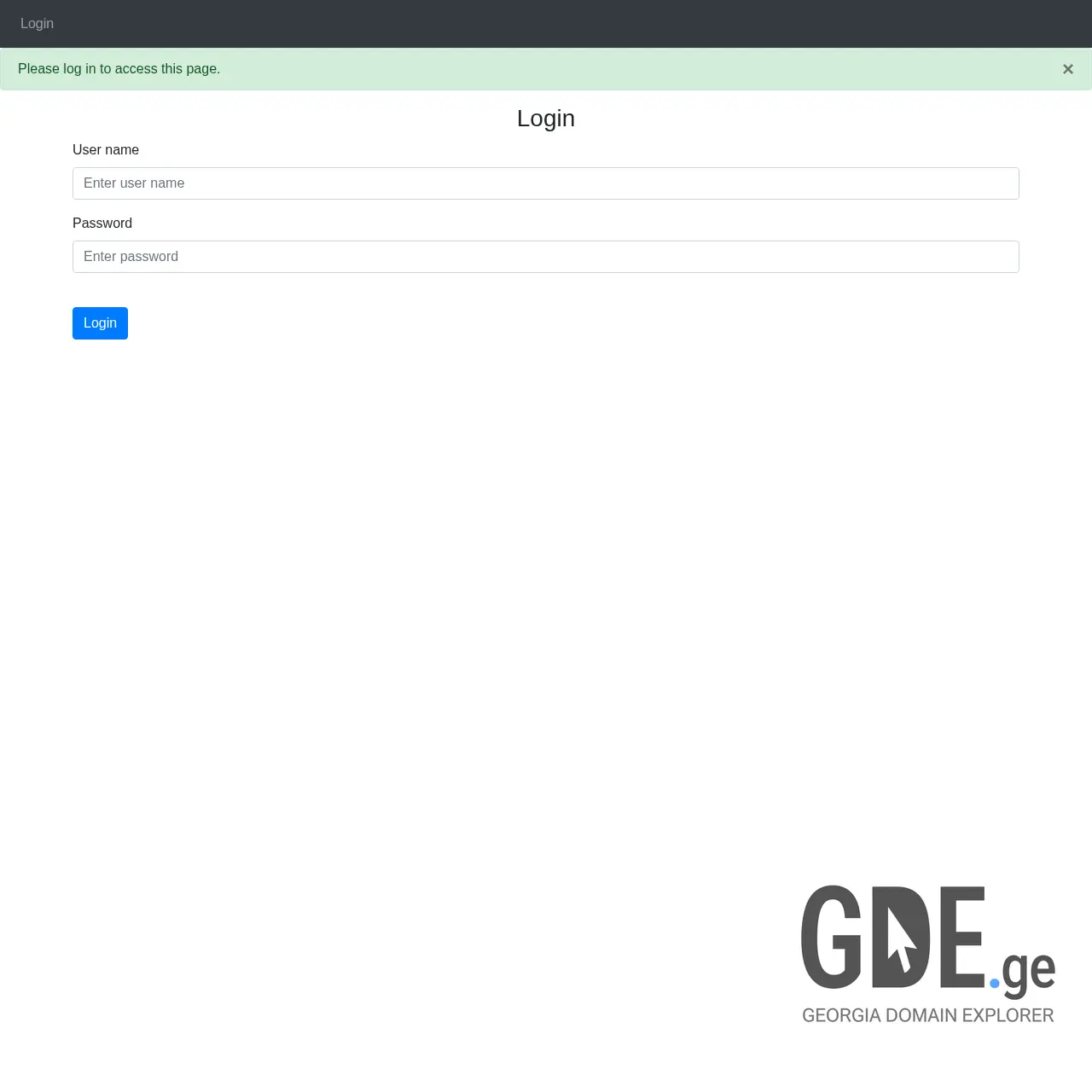 Screenshot of the site ubda.ge at 2026-04-02