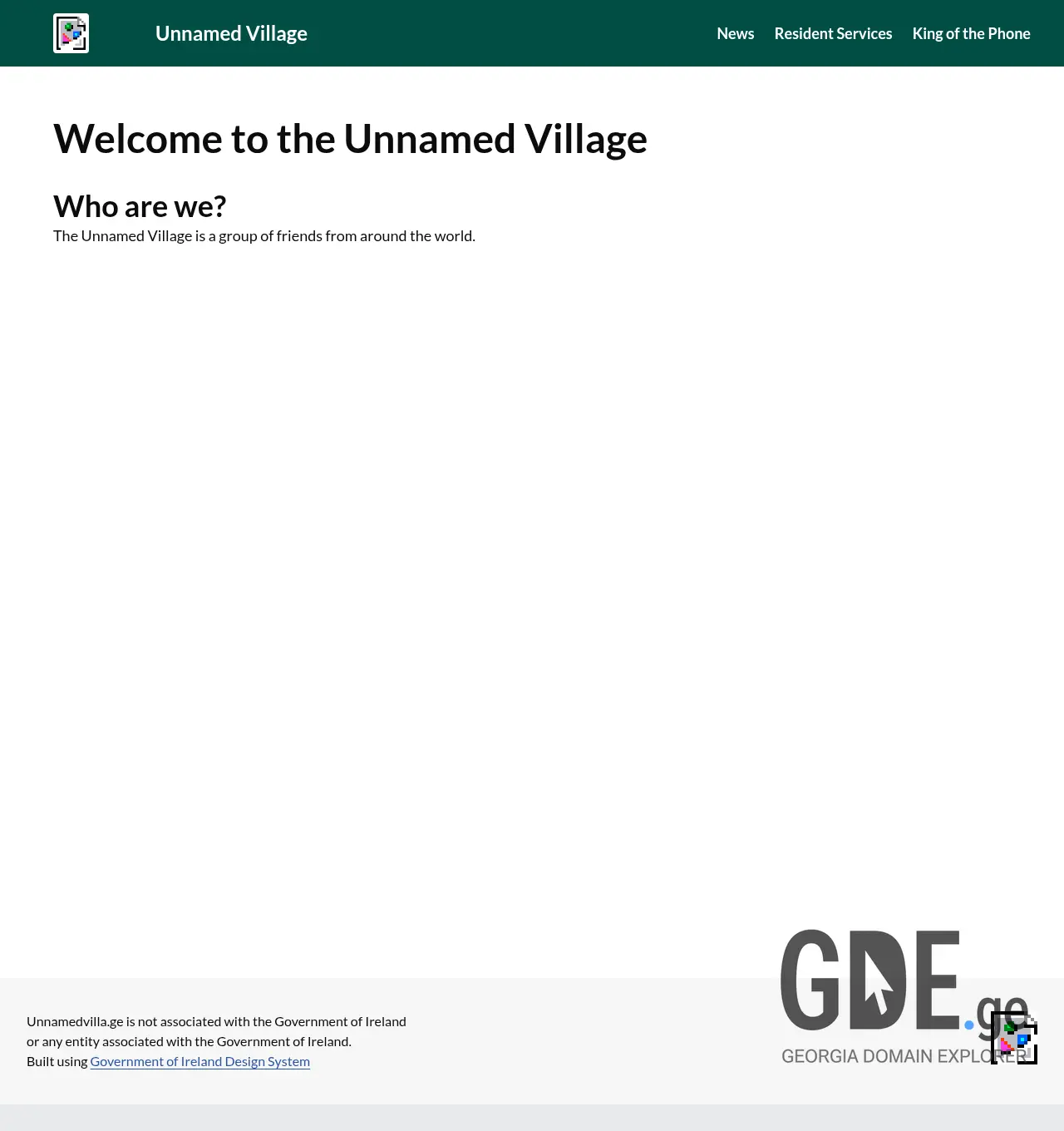 Screenshot of the site unnamedvilla.ge at 2026-07-13