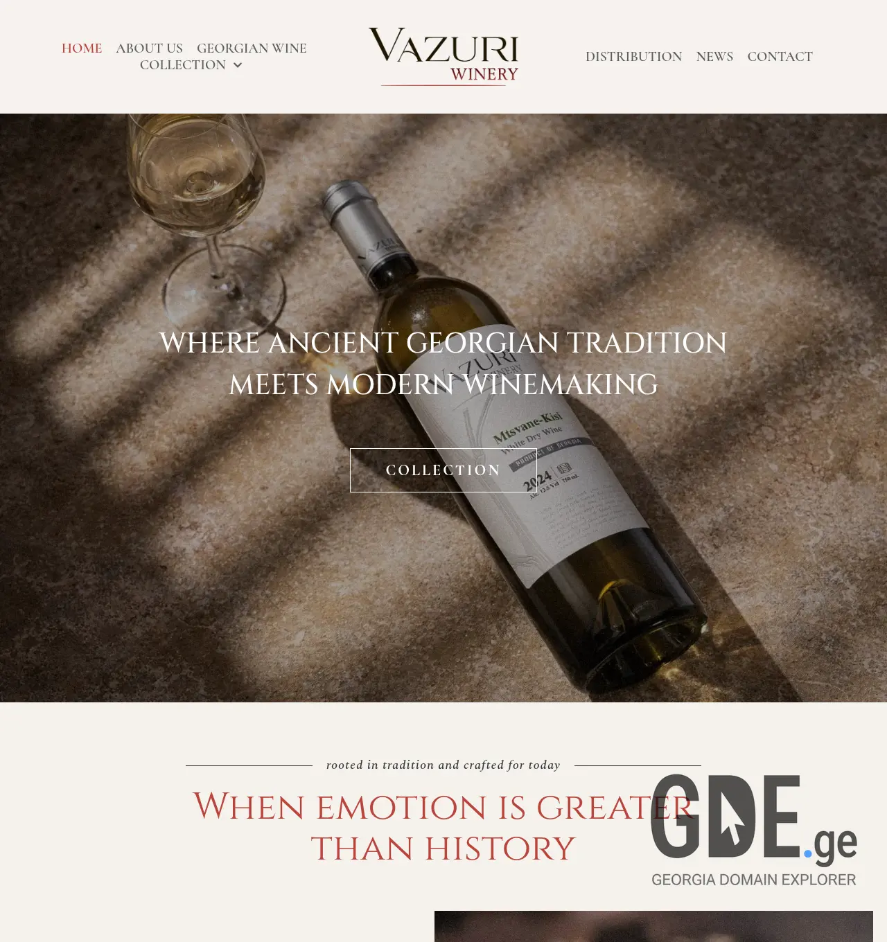 Screenshot of the site vazuri.ge at 2026-04-26