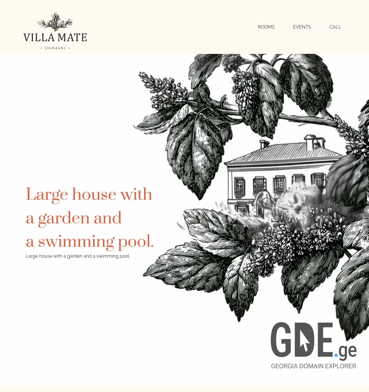 Screenshot of the site villamate.ge at 2026-05-24