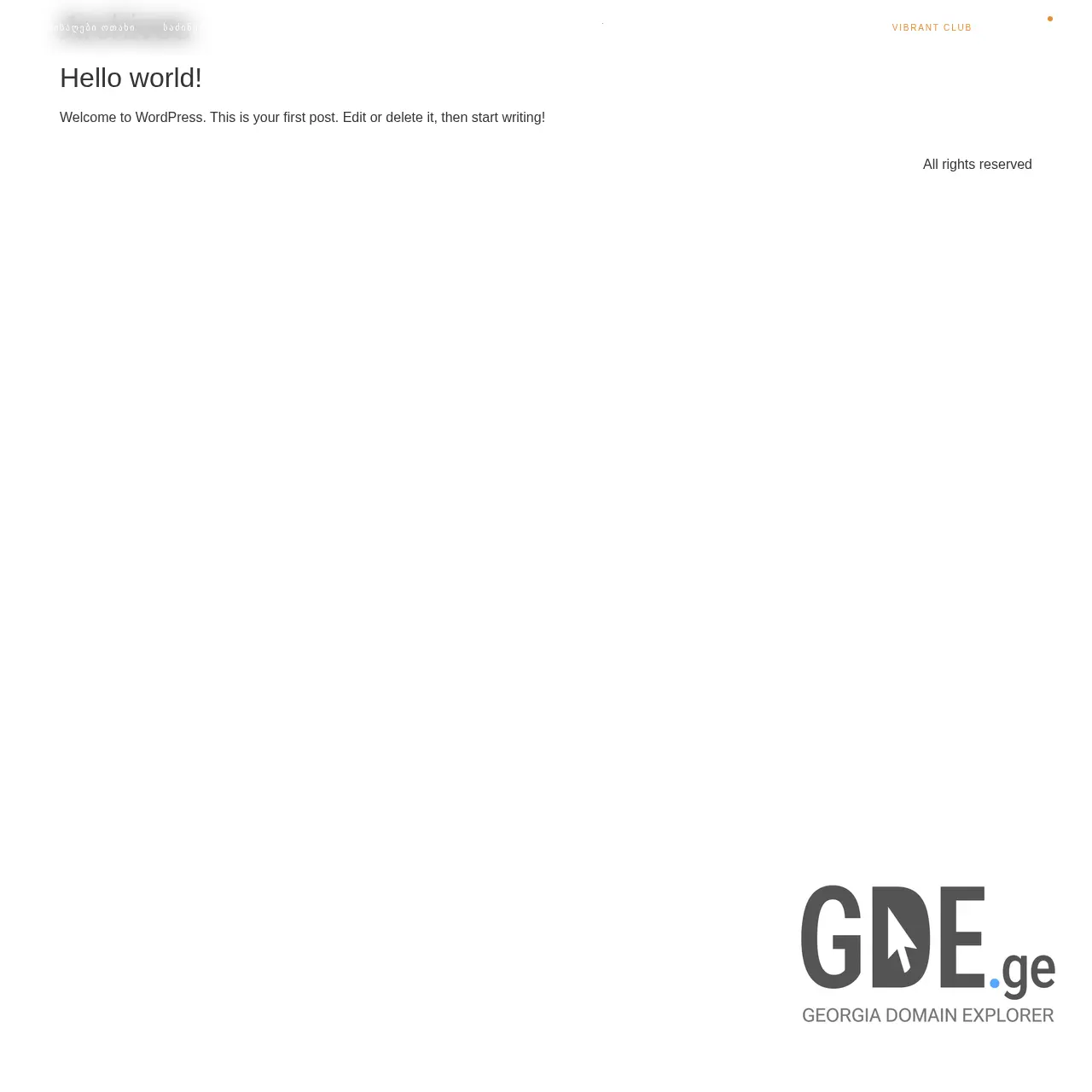 Screenshot of the site vivere.ge at 2026-03-14