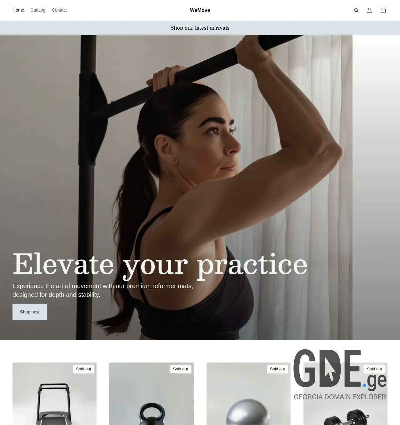 Screenshot of the site wemove.ge at 2026-04-12