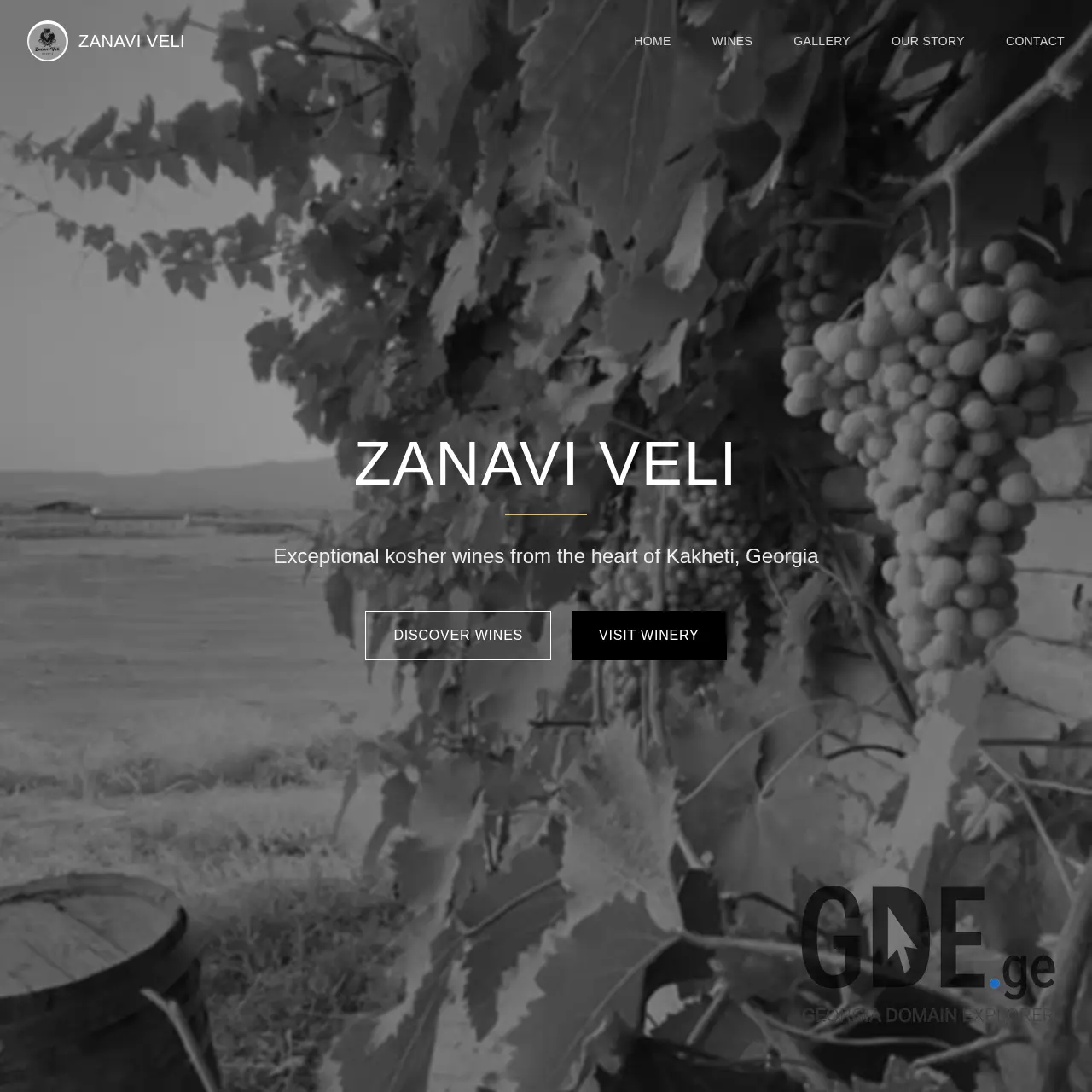 Screenshot of the site zanaviveli.ge at 2026-03-26