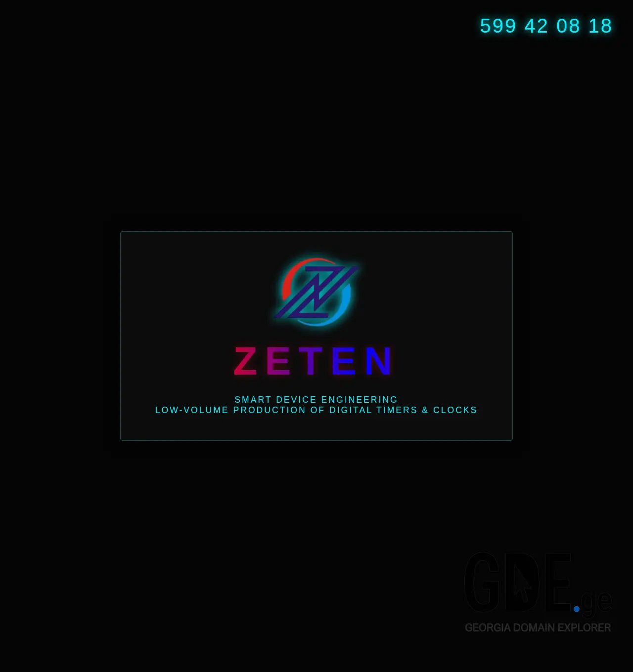 Screenshot of the site zeten.ge at 2026-04-30